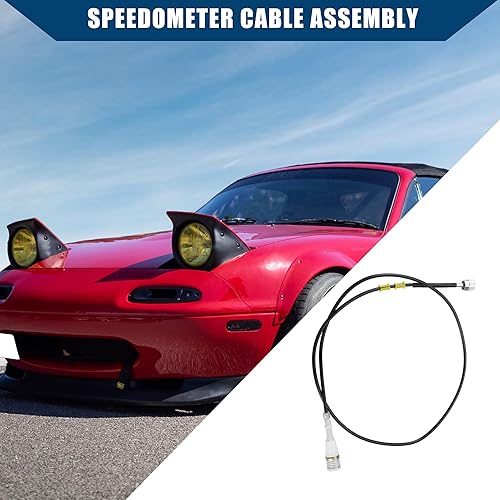 Miniatura 3 de NA01-60-070B  Cable de transmisión manualvelocímetro para Mazda Miata 1990-1997  MT Conjunto de cable del velocímetroDuradero1 unidad