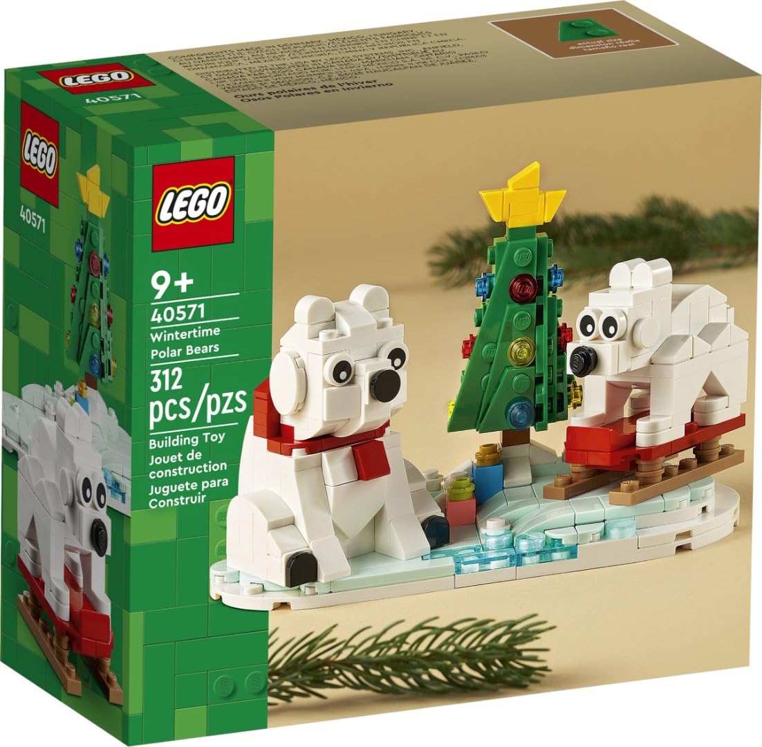 LEGO Wintertime Polar Bears - 40571, Black, Medium - Image 2