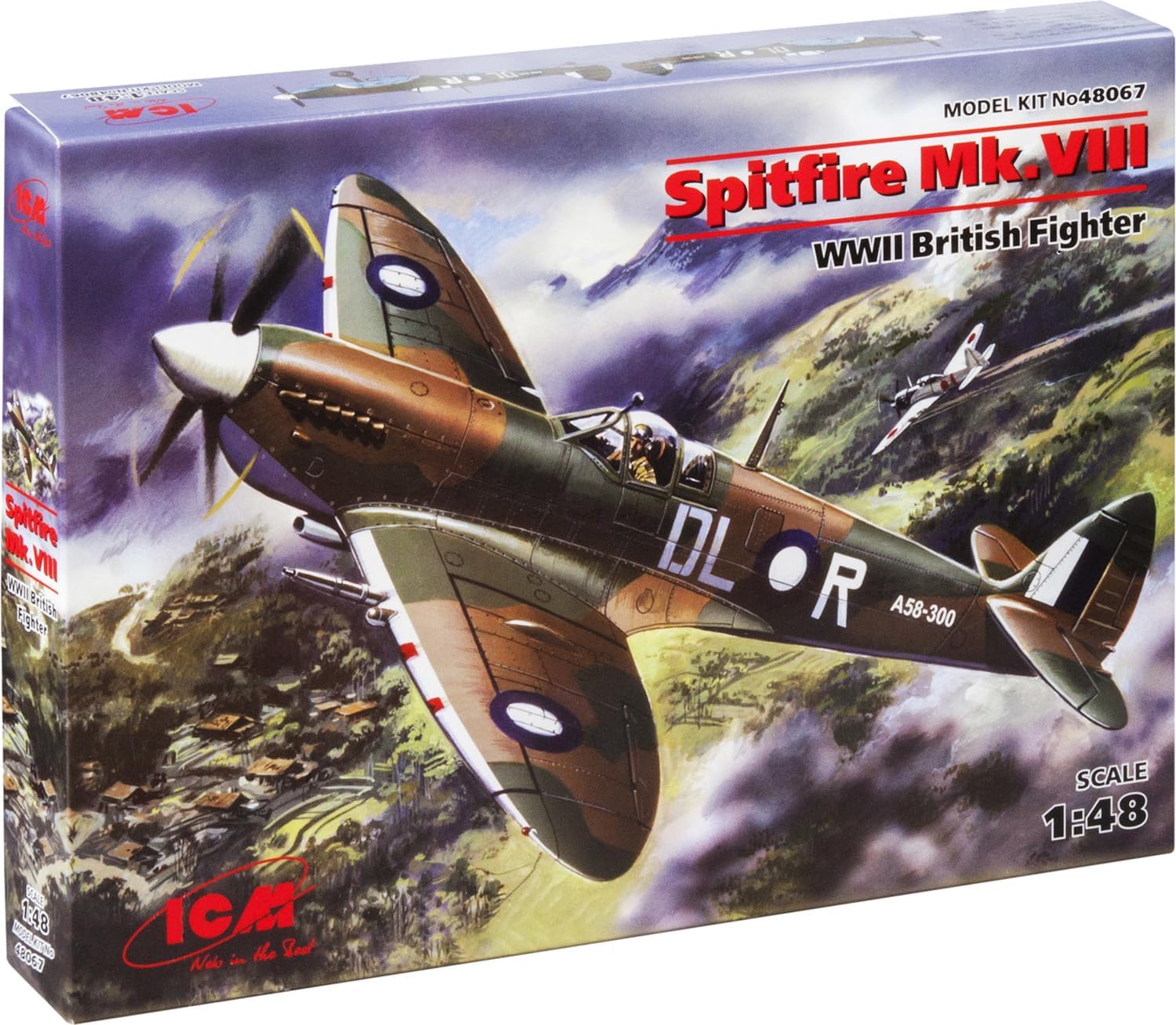 ICM Models Spitfire Mk.VIII Building Kit, 202-Piece