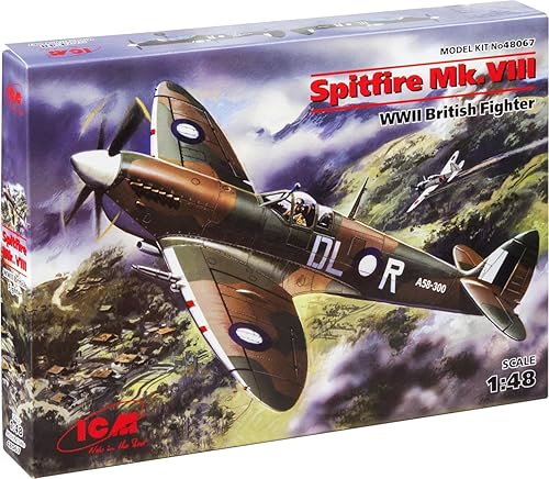 ICM Models Spitfire Mk.VIII Kit de construcción, 202 piezas