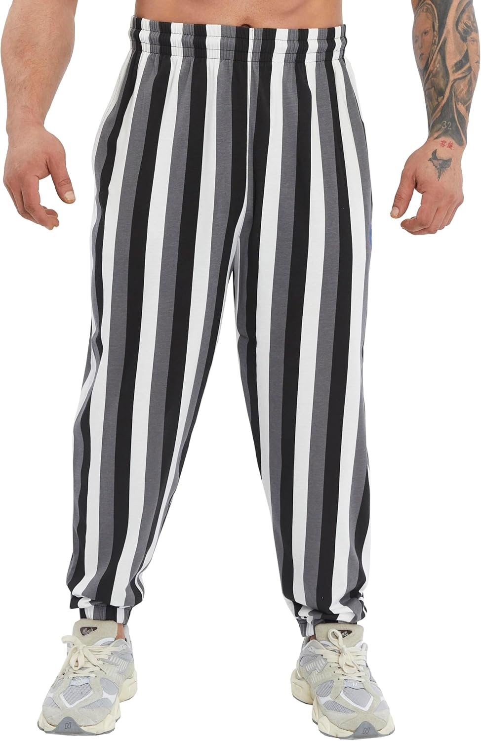 BGSM Men's Cotton Loose Fit 100% Cotton Jogger with Pockets, Baggy Gym and Workout Sweatpants - Image 6