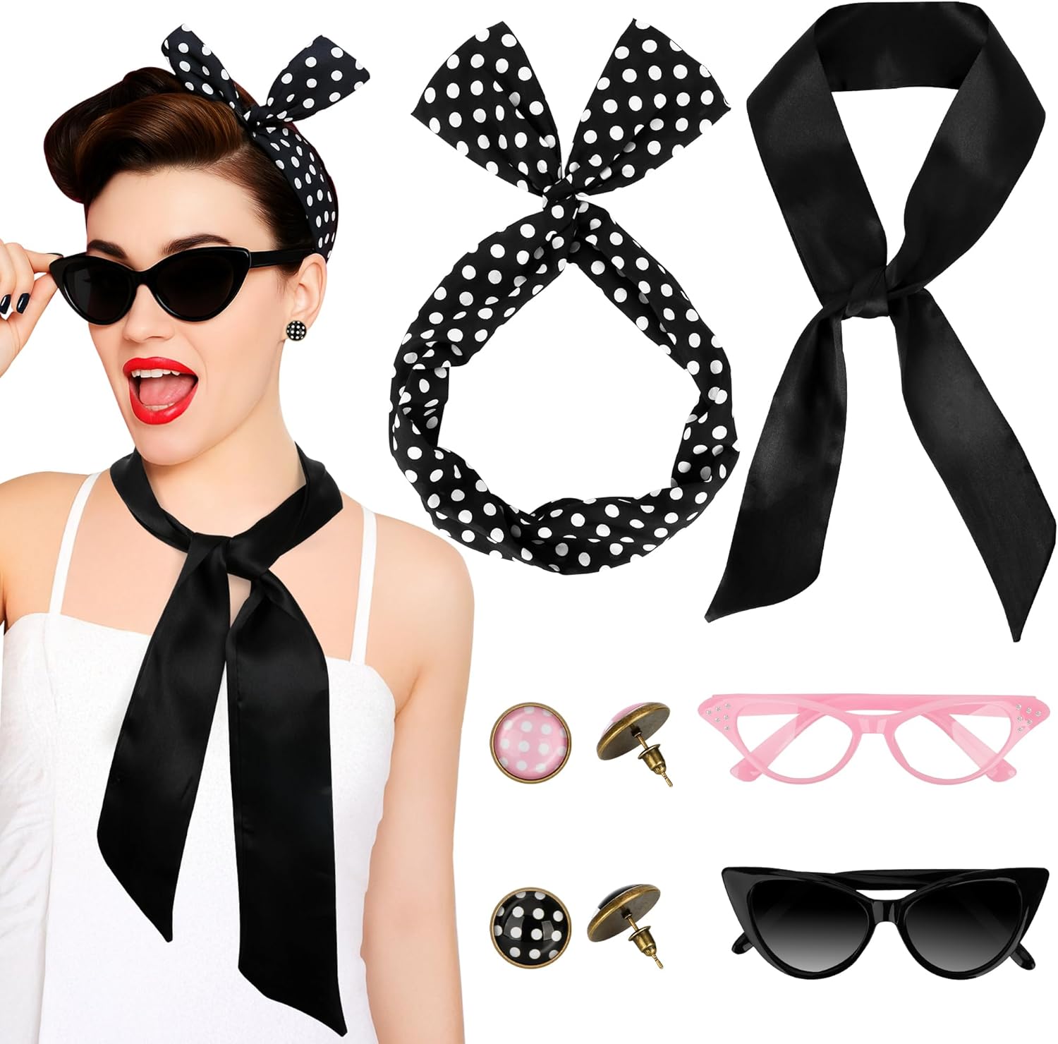 QZYL 6 Pack 1950’s Womens...