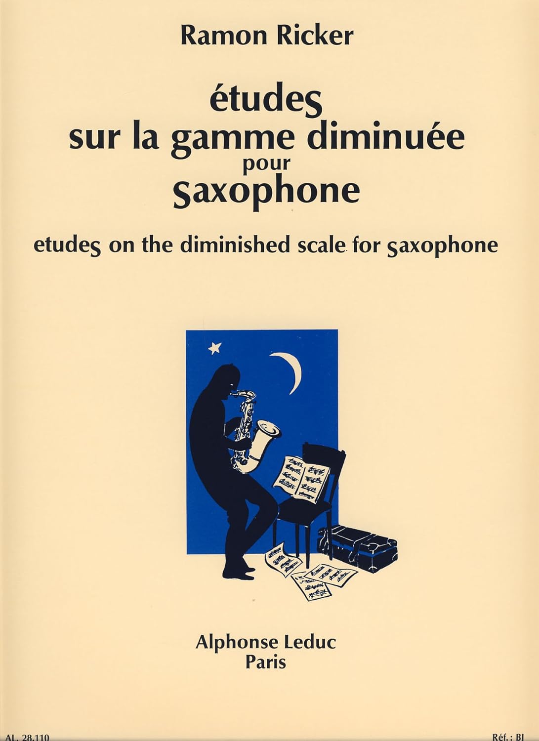 Amazon.com: RAMON RICKER : ETUDES SUR LA GAMME DIMINUEE POUR SAXOPHONE ...
