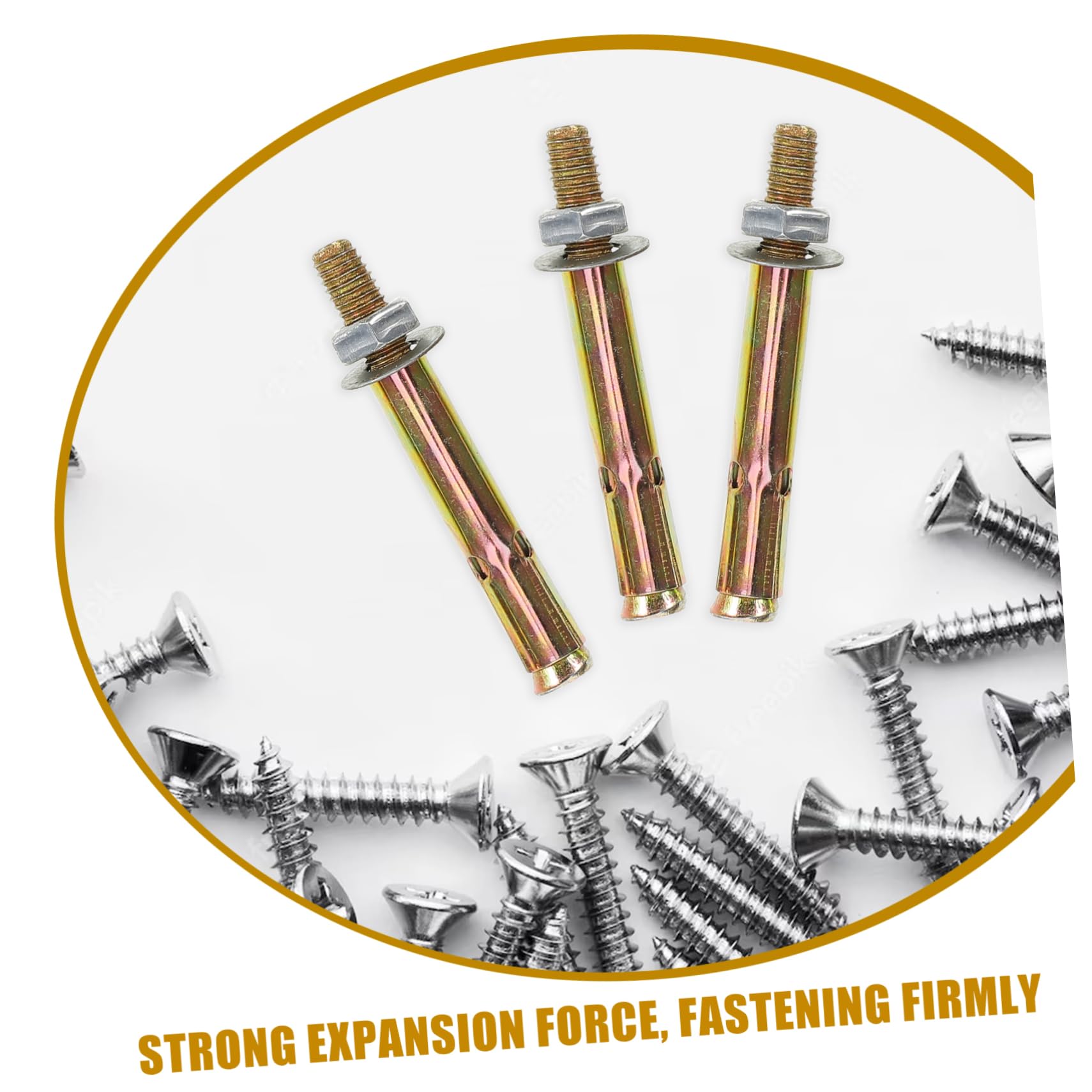 Angoily Expansion Bolt Set Stainless Steel Countersunk Bolt Fastening Screws DIY Accessories Multi-use