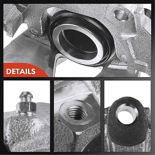 Miniatura 7 de A-Premium Conjunto de pinza de freno de disco con soporte compatible con modelos Audi y Volkswagen seleccionados - para Jetta, A3, Beetle, Beetle