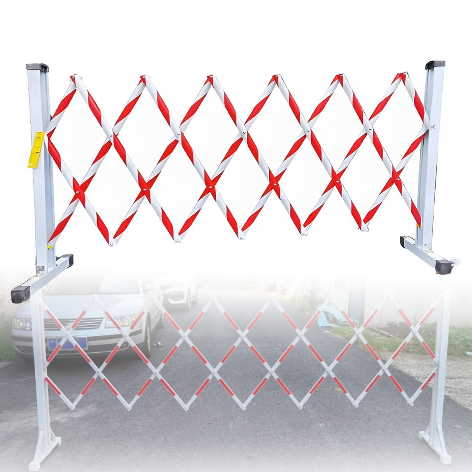 Barricade metallique extensible de securite pour construction