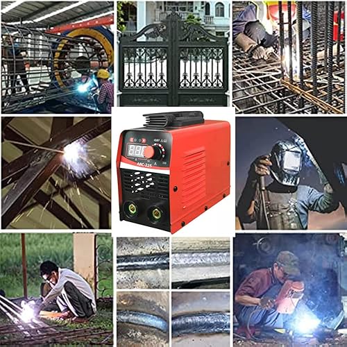 Miniatura 2 de Máquina de soldadura portátil110V, soldador de arco DIY casero,Inicio caliente arco fuerza anti-stick mini soldador,Digital IGBT inversor pantalla