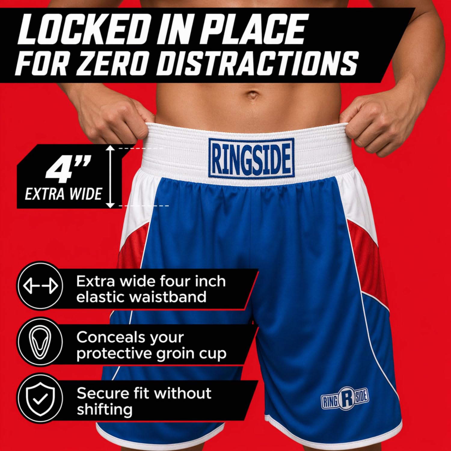 Ringside Reversible Boxing Competition Outfit Traje de competición de boxeo Unisex adulto (Pack de 2)