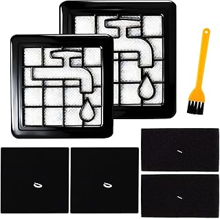 XV1220/01 Ersatz Filter Set,XV1220/01 Staubsaugerfilter kompatibel mit Beutellose Staubsauger 2000 Serie, Hepa Filter Set für XB2022/XB2062/XB2122/XB2123/XB2125/XB2140/XB2142(Schwarz)