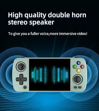 ANBERNIC RG405M Pocket Retro Game No Card Handheld Game Console Unisoc Tiger T618 CPU, 4-inch IPS Touch Screen Built-in 4500 mAH Battery Compatible with 5G WiFi and Bluetooth 5.0 Gray
