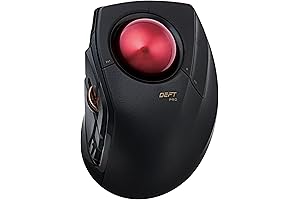 ELECOM DEFT PRO: The Ultimate Trackball Mouse for Wireless Connection and Ergonomic Comfort