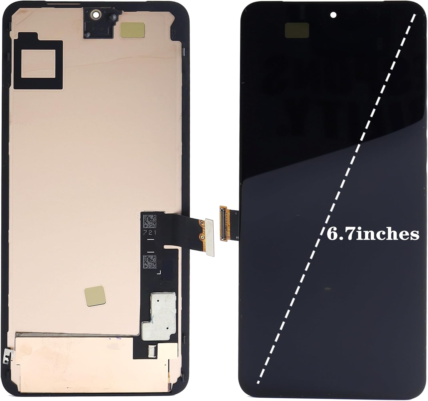 LCD Screen Replacement for Google Pixel 8 Pro GC3VE G1MNW LCD Screen Display Touch Digitizer Assembly Replacement 6.7"