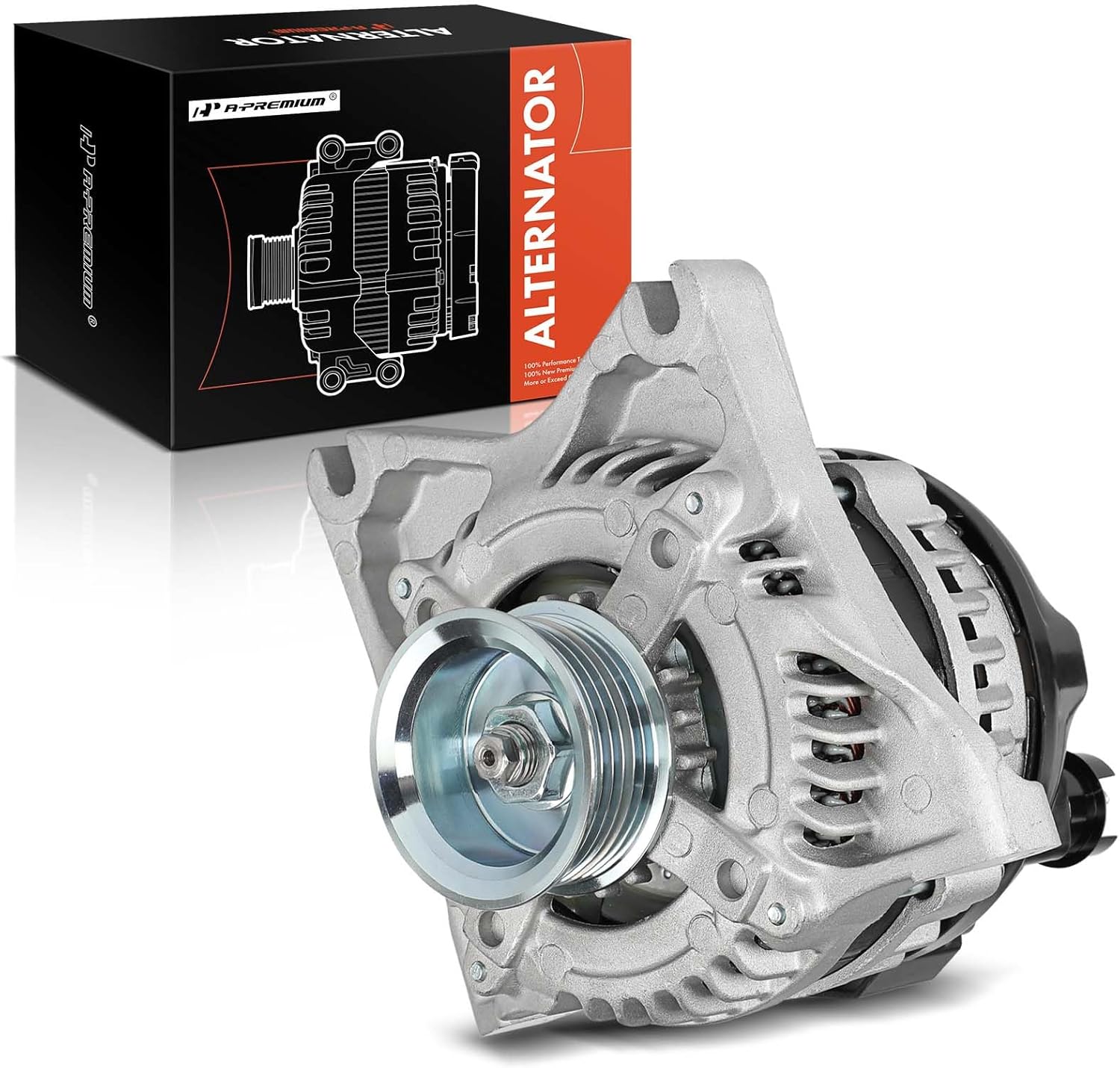 A-Premium Alternator Compatible with Ford Explorer 2009-2010 4.6L, Explorer Sport Trac 2009-2010 4.6L & Mercury Mountaineer 2009-2010 4.6L, 12V 150A 6-Groove Pulley Clockwise, Replace# 9L2T10300AA