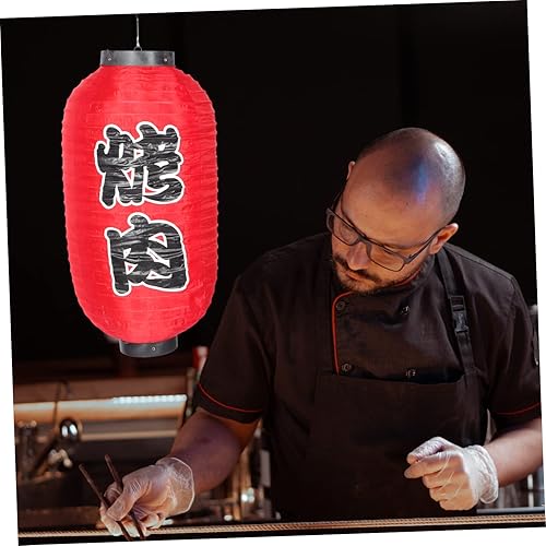 Miniatura 4 de Homoyoyo 2 linternas de papel japonesas de ramen asiático, linternas de papel japonesas, faroles de papel LED japoneses, decoración de cocina,