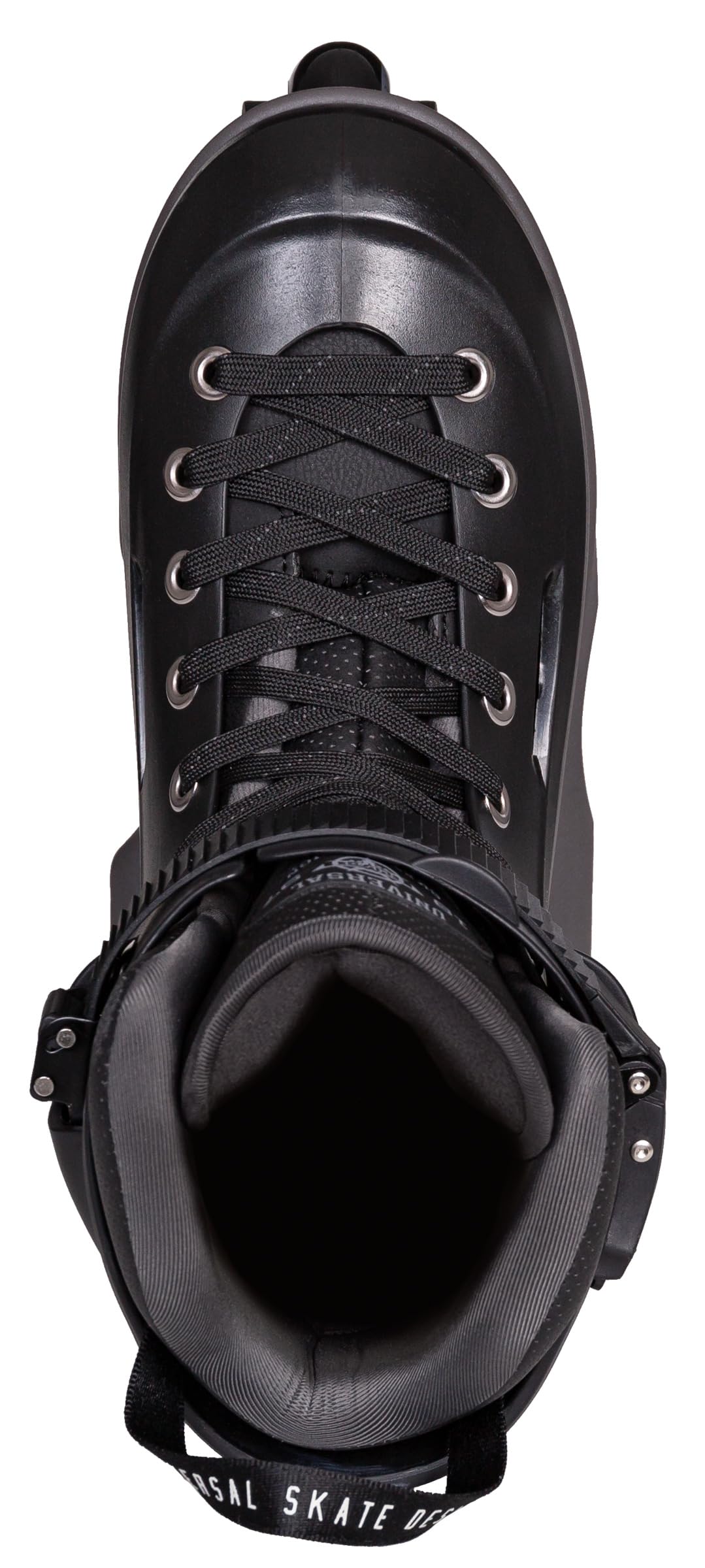 Powerslide USD Sway Chess Black Aggressive Skates – Schwarz Inliner mit Kizer Fluid V Schiene, 58mm 90A Rollen, ABEC 9 Kugellager, Hardboot & Komfort-Innenschuh – Street & Park Skate (46-47)