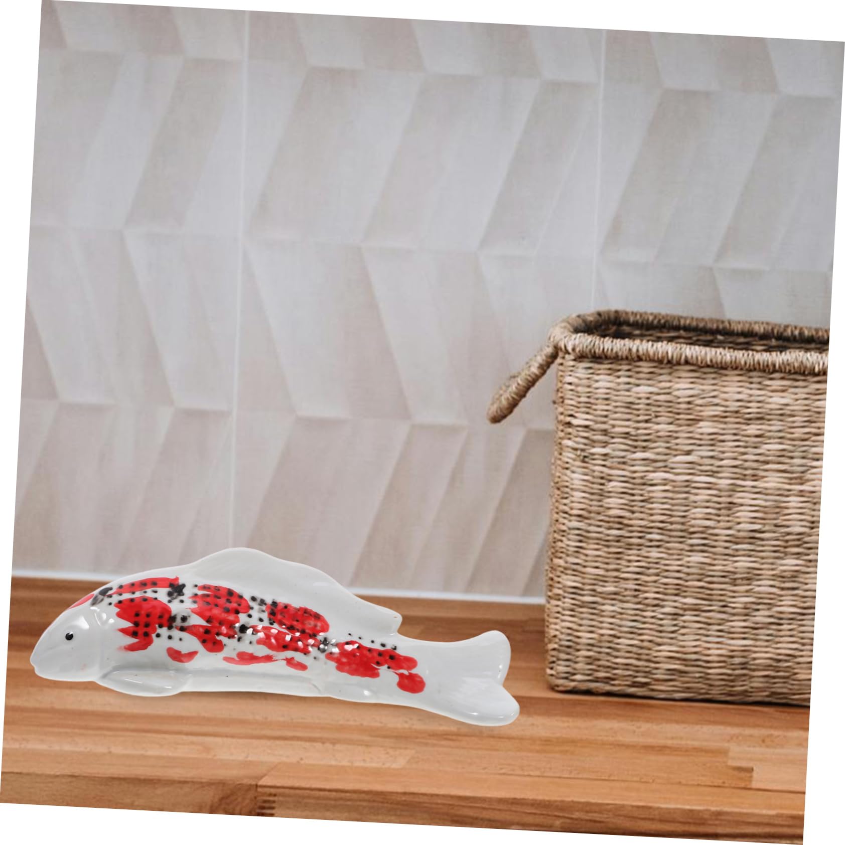 ERINGOGO Decorazione Galleggiante Ceramica Per Acquario Ornamento Adorabile Forma Di Pesce Accessorio Per Pesci Con Design Lifelike Per Tank e Acquatici