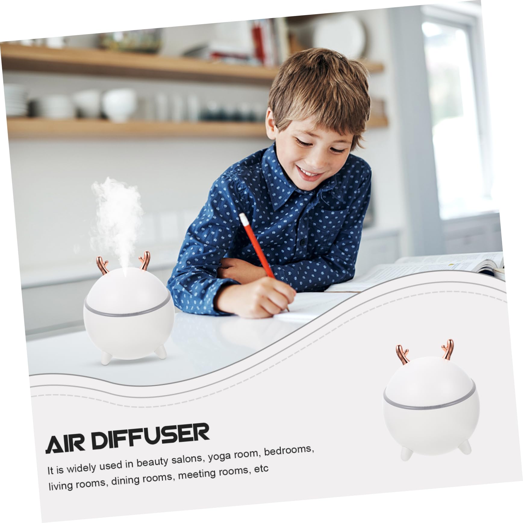 MAGICLULU 2sätze Diffuser Luftbefeuchter Tragbarer Ätherischer Öldiffusor Mit Usb-ladekabel Für Büro Und Zuhause Leise Aromatherapie Für Entspannende Atmosphäre Für Schlaf Und