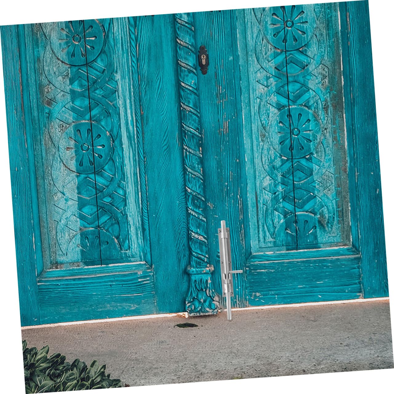 TEHAUX 2 pezzi Serratura Scorrimento in Acciaio Inossidabile Spesso Chiavistello di Sicurezza Pesante per Porte in Legno Cancelli e Interni Resistente e Antideformazione