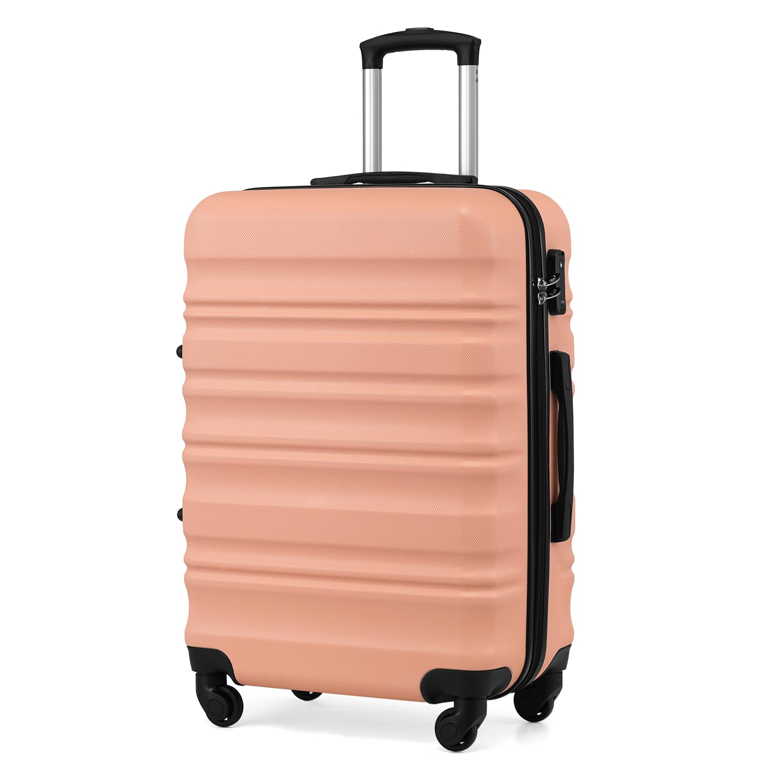 COOLIFE Hartschalen-Koffer Trolley Rollkoffer Reisekoffer mit TSA-Schloss und 4 Rollen