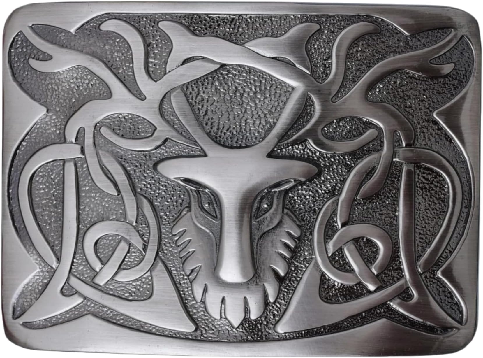 Kilt EmporiumKilt Belt Buckle Scottish Stag Head Design Heavy Pewter