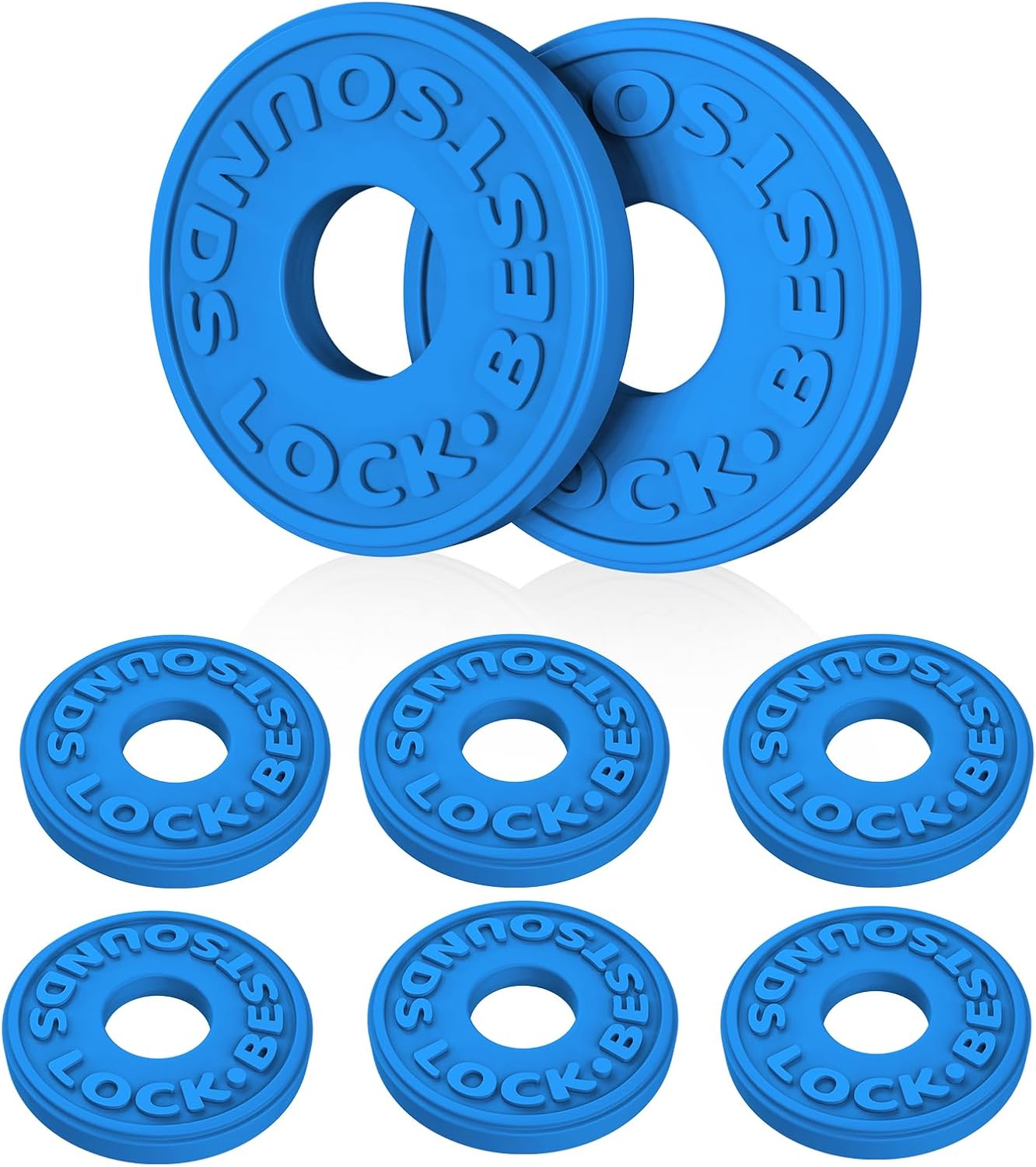 Amazon.com: Guitar Strap Blocks, 6PCS Premium Silicone Safety Locks ...