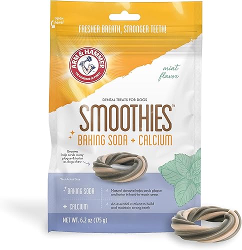 Arm & Hammer Masticables dentales para perros  Golosinas dentales para perros que luchan contra el mal aliento y eliminan placa y sarro sin
