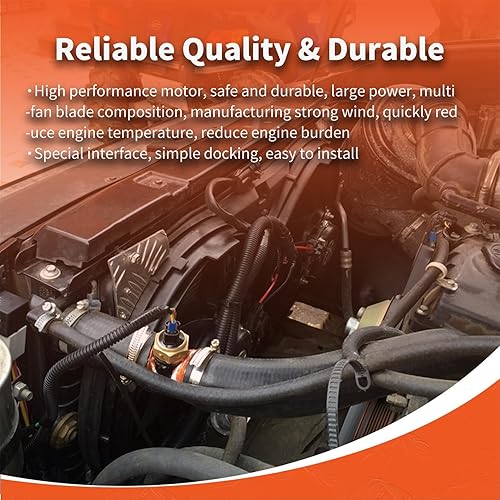 Vista 5 de labwork Ventilador de refrigeración del radiador con módulo de control de ventilador 621-586 Reemplazo para Nissan Pathfinder 2013-2018 Reemplazo