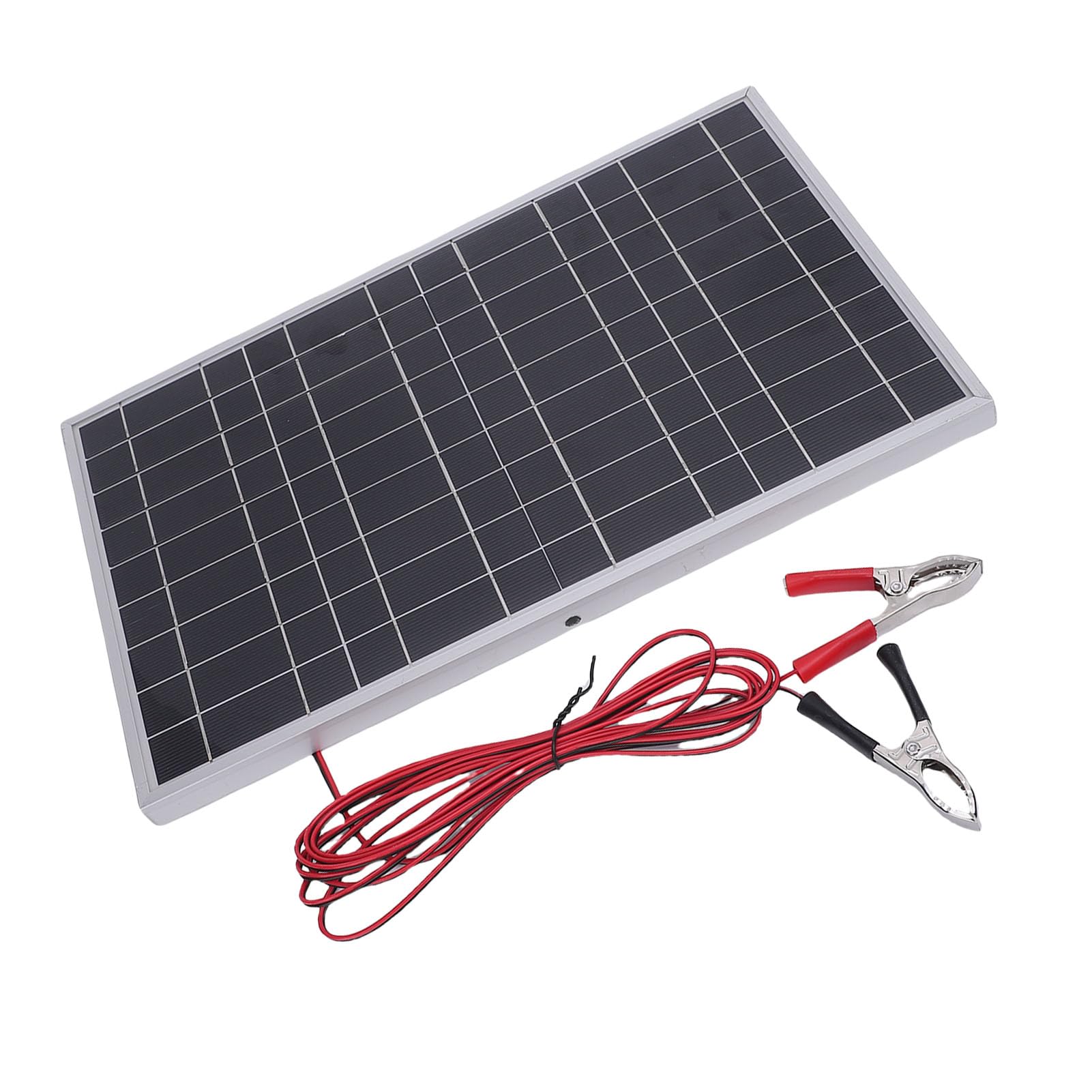 Pannello Solare Policristallino, 10W 12V Kit