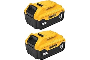 DEWALT 20V MAX 5 Ah Lithium Ion Battery 2-Pack (DCB205-2)