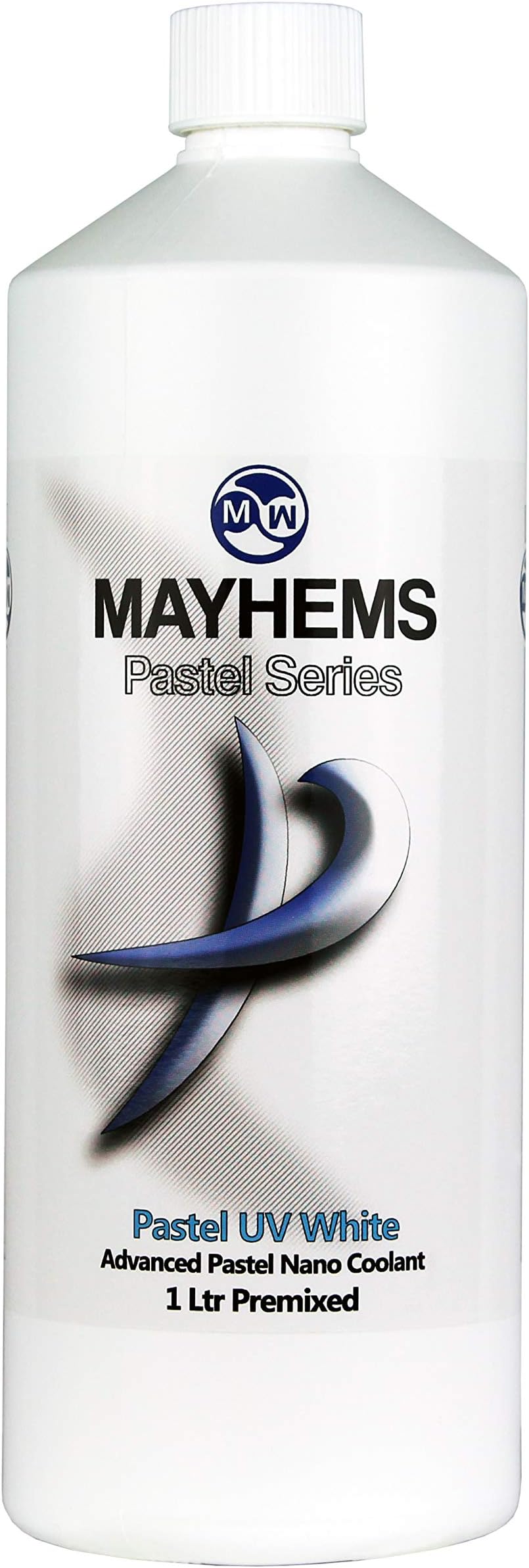 Mayhems Pastel Nano PC Coolant Premix, 1000mL, Pastel UV White