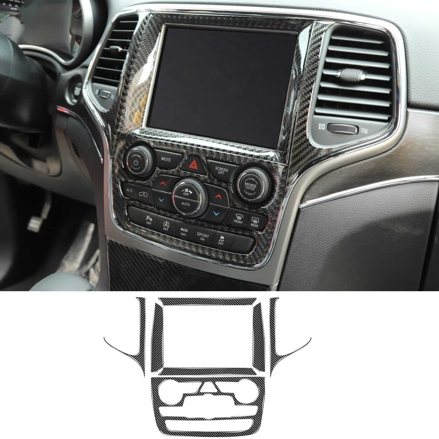 Buy YOCTM Dashboard GPS Navigation Decal For Jeep Grand Cherokee 2014