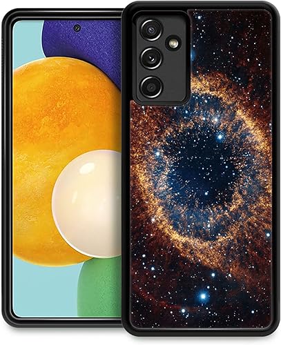 CARLOCA Funda compatible con Samsung Galaxy A13 5G, diseño gráfico Space Cosmic Eye Identity, a prueba de golpes, antiarañazos, de acrílico duro