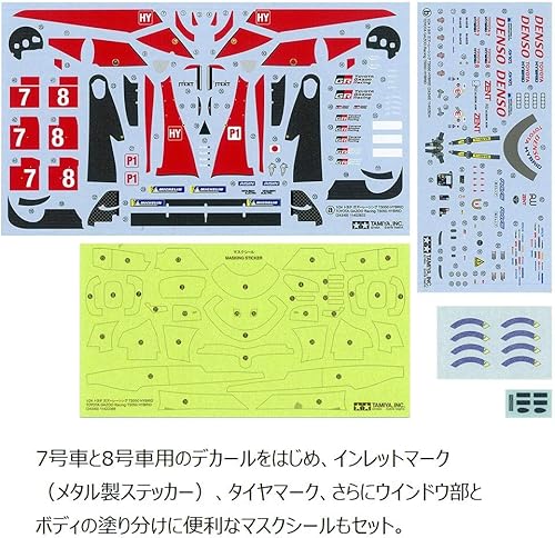 Miniatura 6 de Tamiya 24349 124 Toyota Gazoo Racing TS050 Kit de modelo de plástico