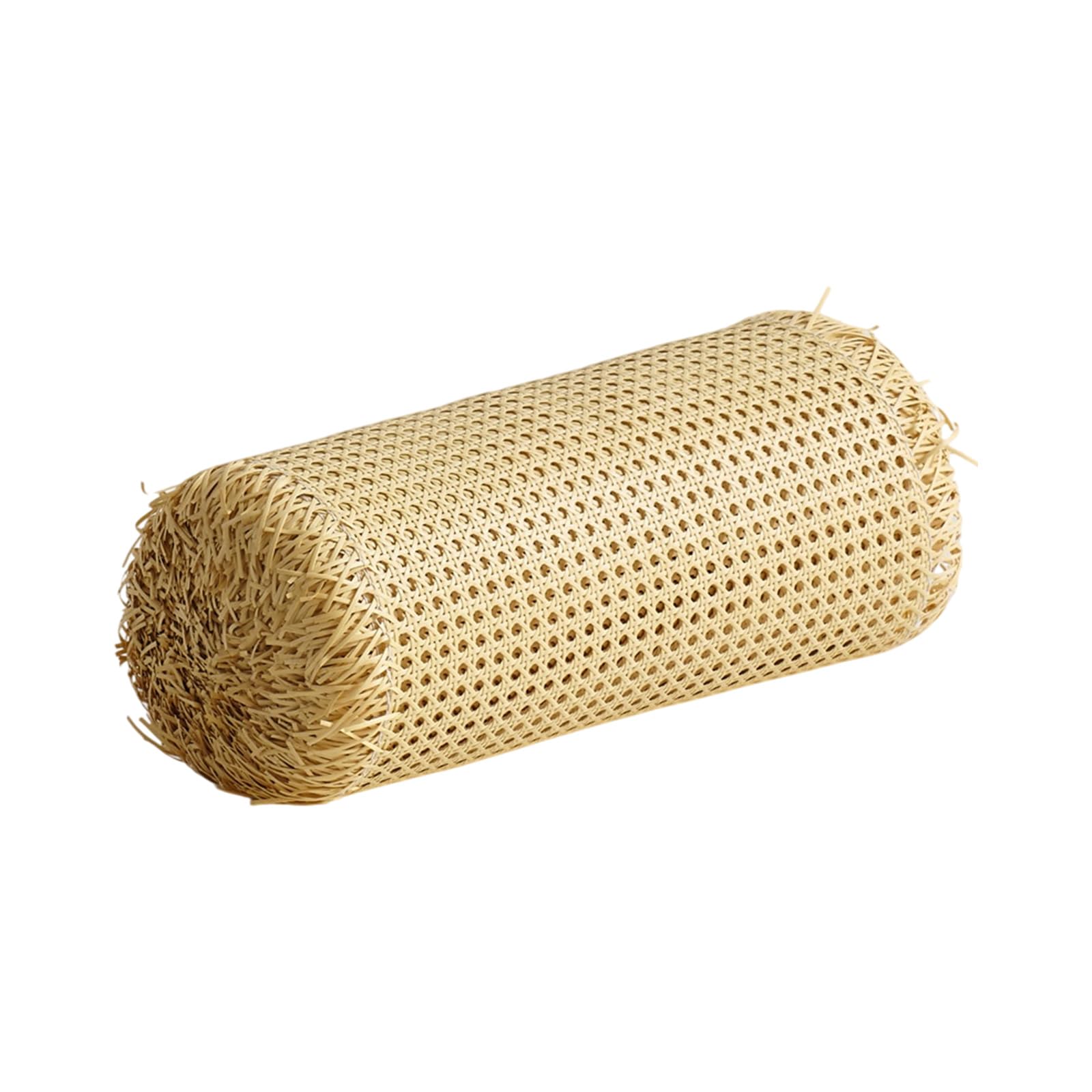 Rattan Cane Mesh Roll for Woven Chair Seat and Back Repair, Webbing Roll for Furniture Panel Renewal Work Chair Caning Woven Panel Repair Cane Mesh Replacement Faux Rattan Webbing Home Renew Furniture