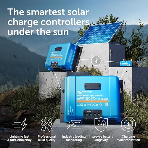 Miniatura 2 de Victron Energy SmartSolar MPPT Tr VE. Controlador de carga solar (Bluetooth) - Controladores de carga para paneles solares - 250V, 70 amperios,