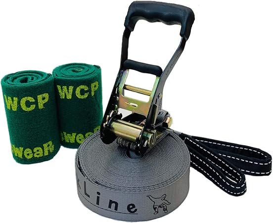 Amazon Co Jp スラックライン Wcp Slackline ジャンプライン 15m ツリーウェア付 日本メーカー発売 スポーツ アウトドア