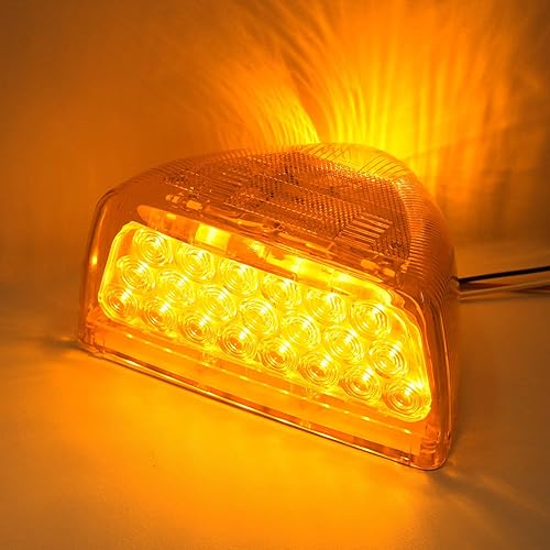 Miniatura 7 de Jamarco 2 unidades para faros delanteros ámbar Peterbilt LED intermitentes intermitentes luces de funcionamiento selladas 31 LED, repuesto para