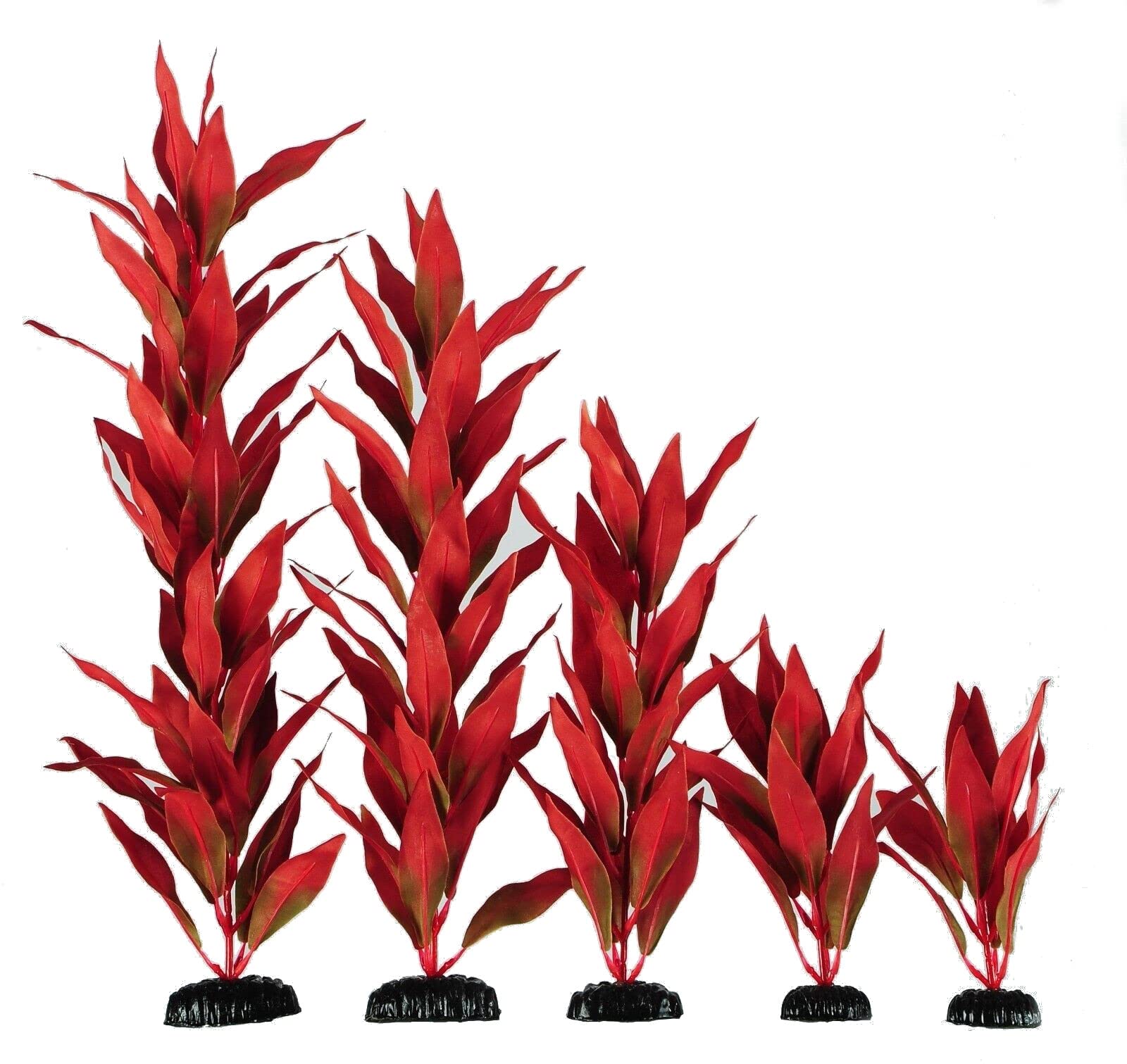 Finest-Filters Red Silk Aquarium Fish Tank Plant Decoration Ornament Various Sizes (Red Silk 20cm)