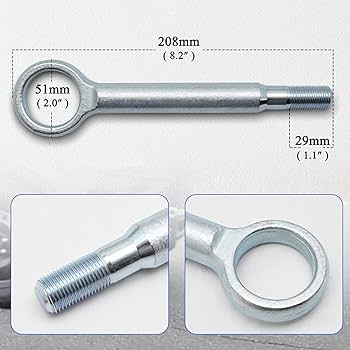 Amazon.com: X4XZ Front Tractive Tow Hook Recovery Towing Hook for