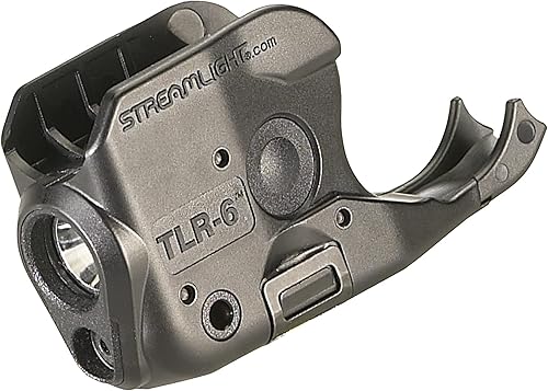 Streamlight 69273 TLR-6 - Luz táctica para armas de 100 lúmenes con haz rojo integrado diseñado exclusivamente y exclusivamente para M&P Shield y