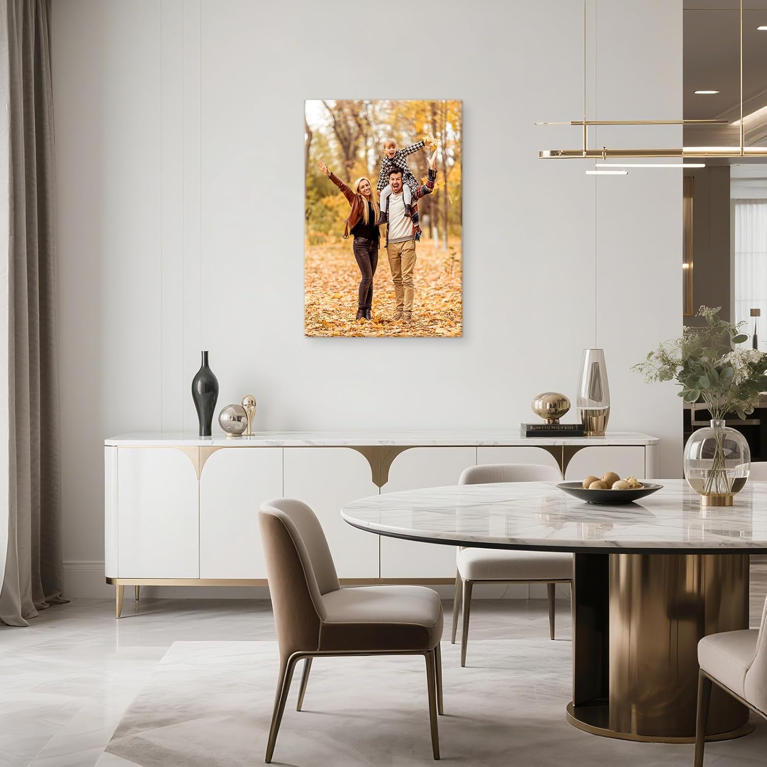 YYYYHPP Canvas Prints with Your Photos, Personalized Photo to Canvas Wall Art,Canvas Printing for Wedding, Family, Baby, Pets, Home Office Decor, Wrapped Frame 20"x30"