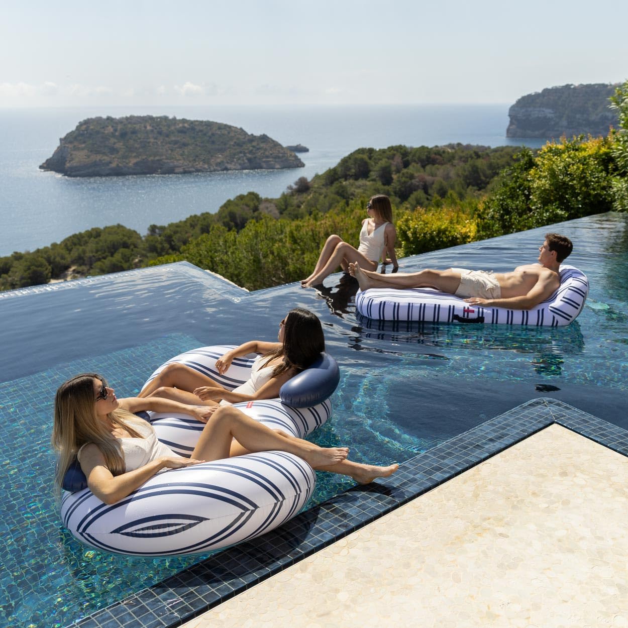 Flamingueo Inflatable Pool - Giant Inflatable Sea, Pool Accessories, Sea Inflatables, Pool Mat (190 x 115 x 45 cm) - Image 4