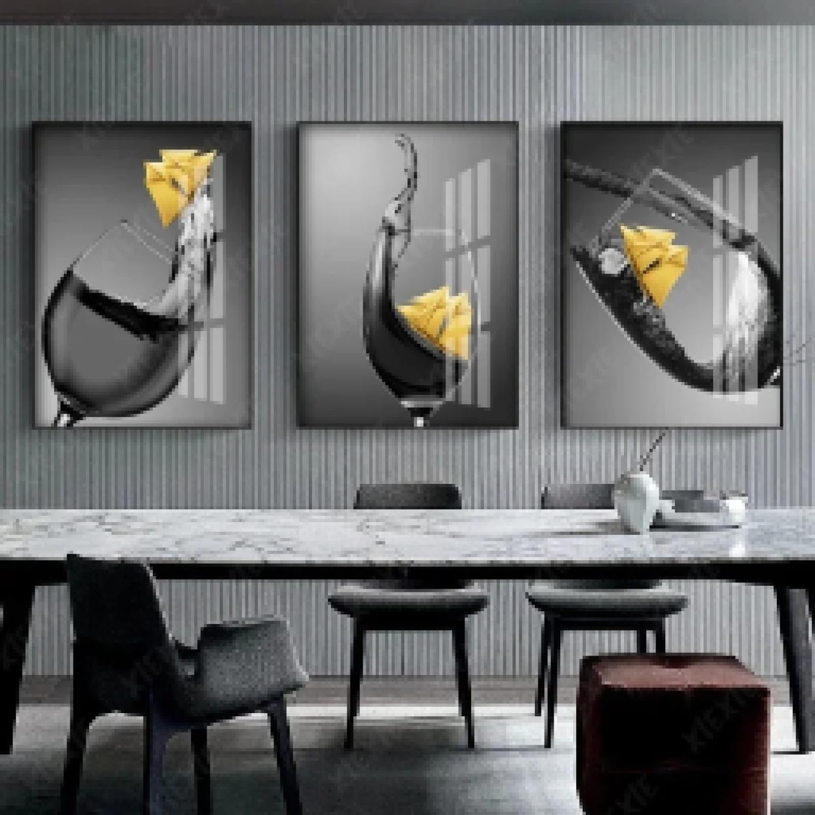 Décoration d'intérieur cuisine : affiche et impression de vin rouge