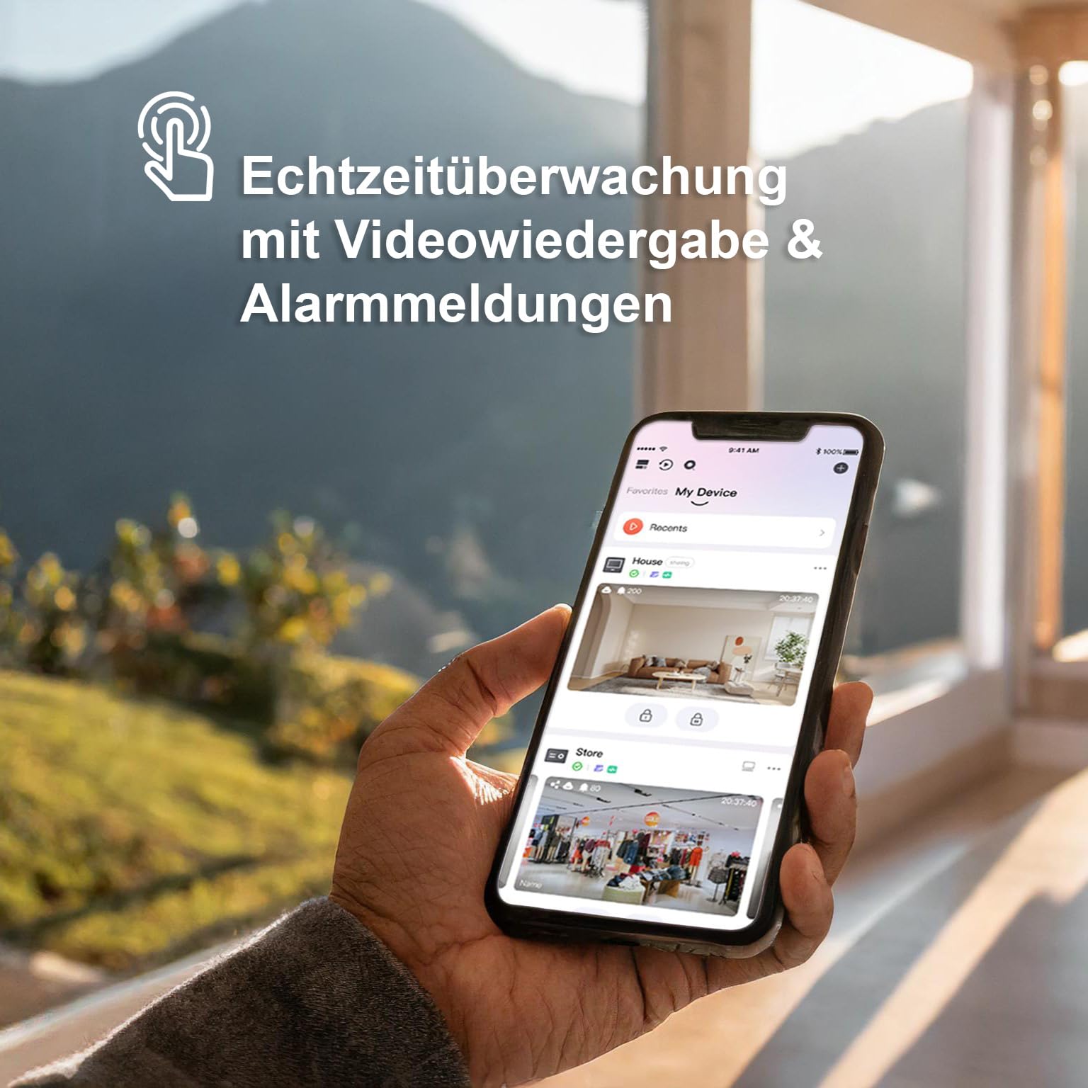 HiLook® by HIKVISION Überwachungskamera Set mit KI Personenerkennung und Hybrid Light Farbnachtsicht 8MP 4K PoE 8 Kameras IP67 wetterfest 2TB NVR vandalismusgeschützt Outdoor App Steuerung