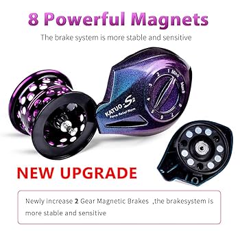 Cheetah ベイトリール 黒/紫 izuokappari-store_brpl