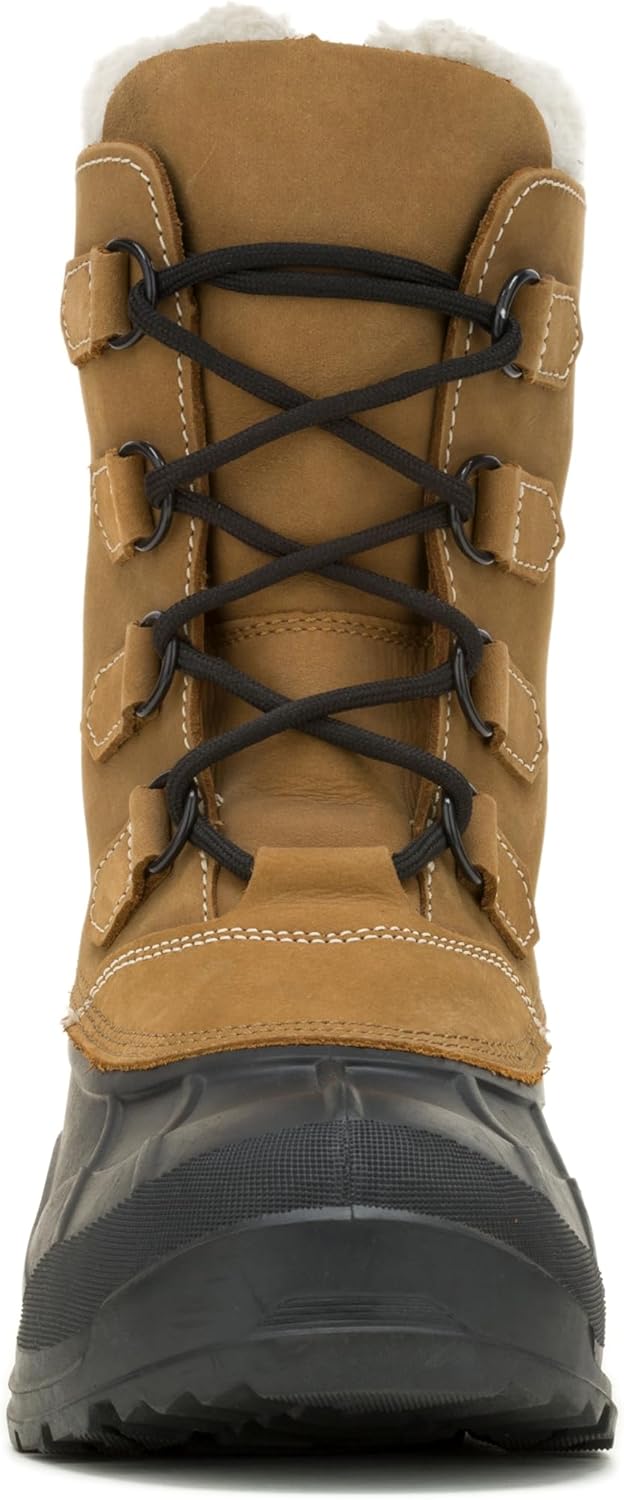 Kamik Men's Alborg Cold Weather Snow Boot, -40°C Comfort rated, Seam Sealed Waterproof, HEAT MX