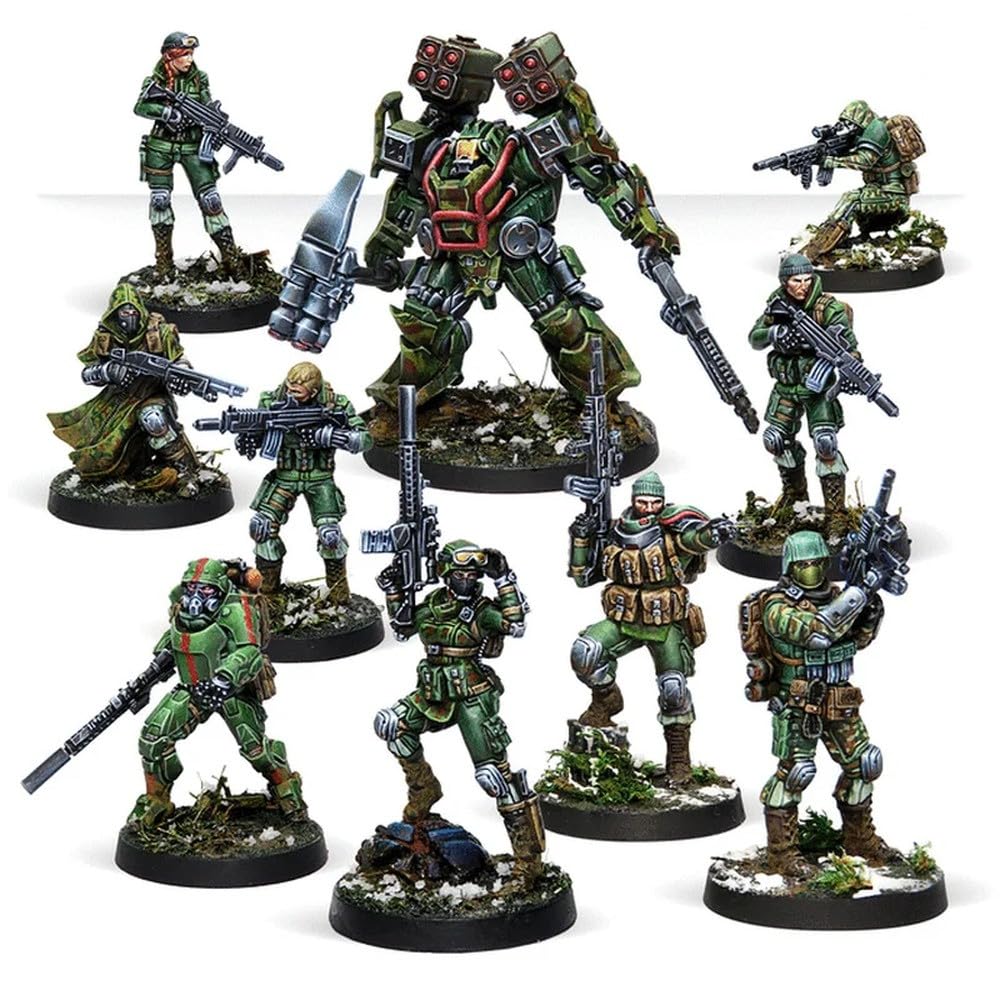 Fantasy-Figuren-Set Resin-Modellbausatz mit 10 Figuren, unbemalt und unmontiert, Kunstharz-Miniaturen für Tabletop und Diorama
