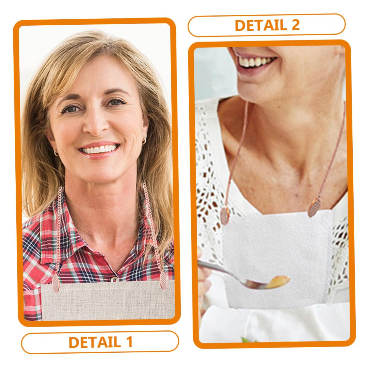 HAPINARY 6pcs Napkin Holder Bib Chain Clips Bib Holders Metal Napkin Clips with Chain Napkin Chain Clip Napkin Holder Bib Clips Multifunction Clips Chain Bib Clips Metal Bib Clips