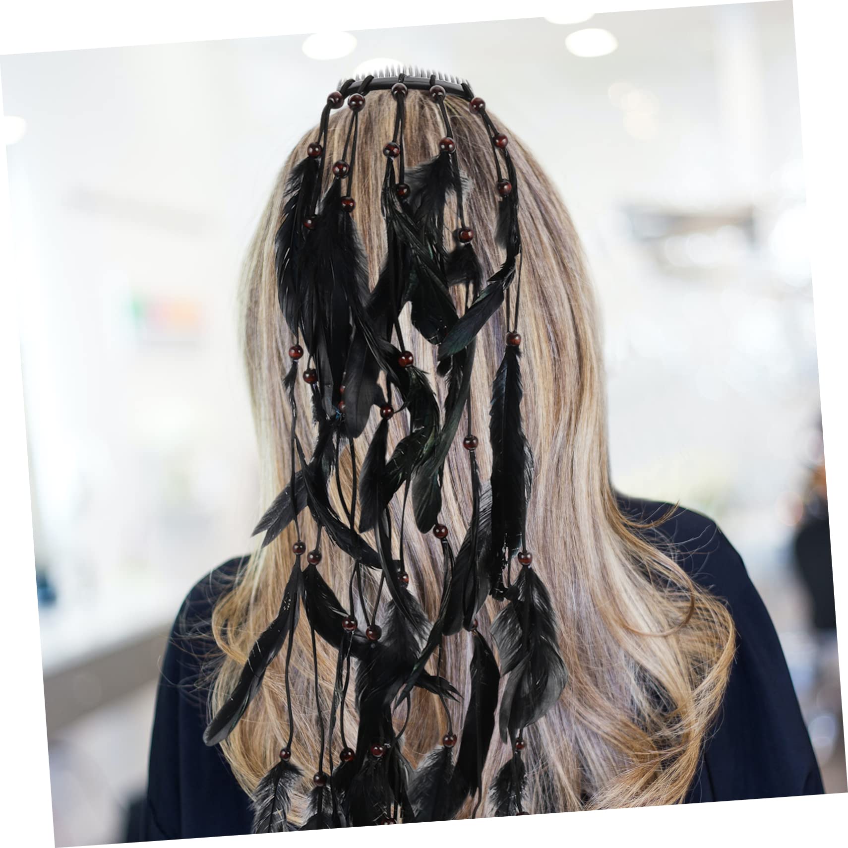 DOITOOL 4stücke Bohemian Plume Haarband Für Damen Kopfaccessoire Aus Hochwertigen Materialien Für Festivals Partys Und Besondere Anlässe Vintage-stil Mit Feiner Verarbeitung