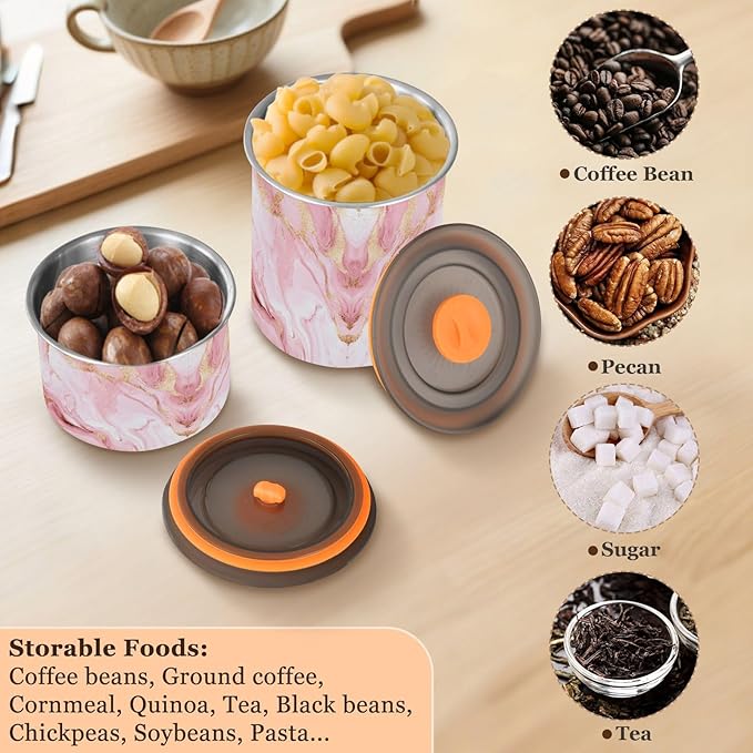 Contenedor de Almacenamiento de Acero Inoxidable con Tapa Hermética 500 ml miniatura 7